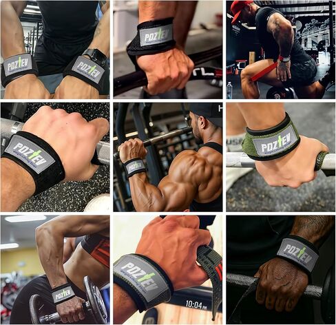 Lifting Straps for Weightlifting, Deadlifts & Pull-Ups – Non-Slip, Heavy-Duty Wrist Strap for Men & Women - 18" Cotton Gym Workouts Straps with Neoprene Padding for Powerlifting, Bodybuilding, Strength Training (Pair) in Kuwait