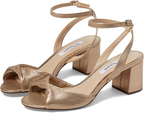Nina Womens Nigella ankle block bluck santals mid yeel 2-3 " - beige - size 8.5 b in Saudi Arabia