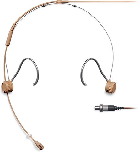 Shure TwinPlex TH53T/O-MTQG Omnidirectional Headset Microphone with TA4F Connector - Tan in Saudi Arabia