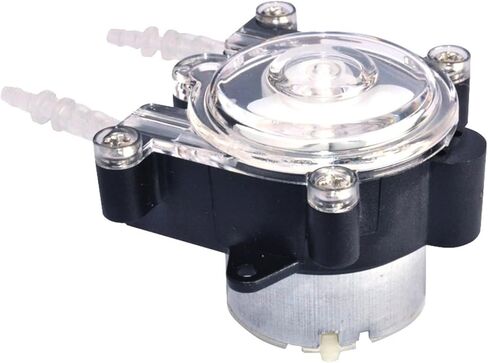 مضخة الجرعات التمعجية 6 فولت تيار مستمر، جهاز مياه صغير لمحرك خزان الأسماك 65 مل/دقيقة (كحد أقصى) 2X4 in Kuwait