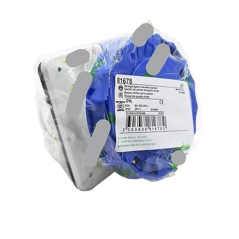 81678 250V Waterproof Screw Concealed Straight Industrial Socket (63A 6h IP67 3P Blue) in Kuwait