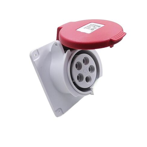 PKF16G435 415V Waterproof Concealed Straight Industrial Socket (16A 6h IP44 5P red) in Kuwait
