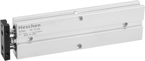 Heschen Double-Acting Pneumatic Air Cylinder, TN10-125, Bore 10mm, Stroke 125mm, Double-Rod Aluminum, with Magnet,for The Automatic Equipment in Saudi Arabia