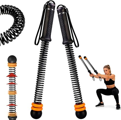 Ropeless Battle Ropes Adjustable Weight, Portable Cordless Battle Ropes for Home Gym, High Calorie Burn for Men & Women, Fitness Equipment for HIIT & Low-Impact Aerobic Training in Saudi Arabia