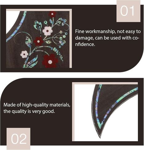 Vaguelly Bass Pickguards PVC Universal Folk Acoustic Guitar Pickguard شكل دمعة ذاتية اللصق جيتار Pickguard ملصق يناسب 39-41 بوصة in Kuwait