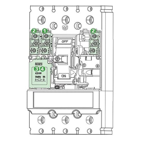 Noark Under-Voltage Trip UL 489, M2-M3 1100537 UVT22NA in Saudi Arabia