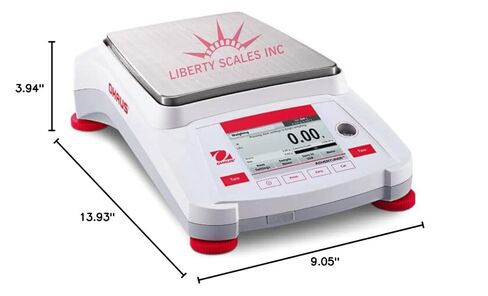 ليبرتي أدفينشرر بريسيشن AX2202، ستانلس ستيل، 2200 جرام × 0.01 جرام in Kuwait
