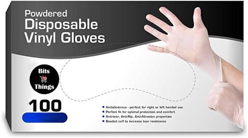 Bits N Things Disposable Gloves | 100 Count in Kuwait