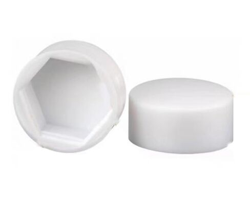 Rubber Pipe Cover,Flush Type Hole Plugs,20 Pcs Hex Nut Cover,M4~M30 Bolt Crew Cut Caps Covers, Hexagon Screw Short Head Decorative Cap Covers The Cover(White,M12*18 * 12mm) in Saudi Arabia