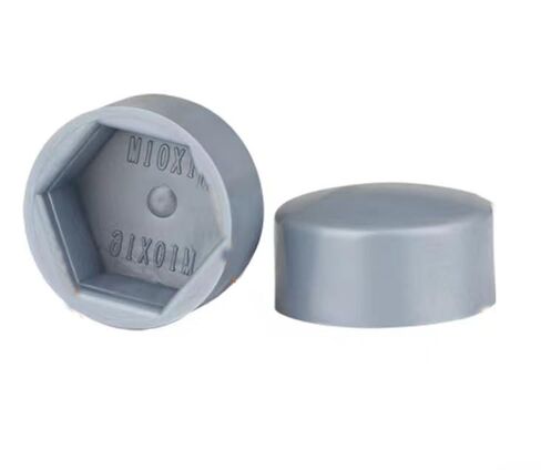 Rubber Pipe Cover,Flush Type Hole Plugs,20 Pcs Hex Nut Cover,M4~M30 Bolt Crew Cut Caps Covers, Hexagon Screw Short Head Decorative Cap Covers The Cover(White,M12*18 * 12mm) in Saudi Arabia