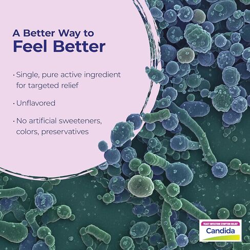 Boiron Candida 30C Homeopathic Medicine for Yeast Infection Symptom Relief Including Minor Vaginal Itching, Burning, and Discharge - 3 Count (240 Pellets) in Kuwait