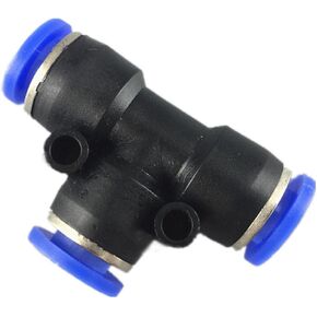 Air Hose Quick Connect Adapter, 10 PCS/LOT Pneumatic Fittings Tee Fitting Push In Quick Joint Connector PE4-PE16(PE10mm) in Kuwait