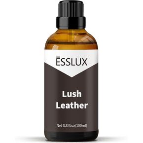 زيت عطري من الجلد الفاخر، ESSLUX 100 مل 3.3 أونصة زيوت معطرة فردية كبيرة، زيوت عطرية للعلاج بالمنزل للناشر والتدليك والصابون وروائح صناعة الشموع in Kuwait