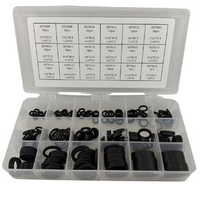 Stone River Products Square O-Ring Kit – 180 Piece, 18 Sizes, Buna-N (Nitrile) 70 Duro Assortment – SN70008–SN70212 Square Seals in Kuwait