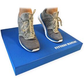 FITNESS MANIAC USA Balance Pad Physical Therapy Gym Exercise Mat & Foam Trainer Stability Disc Fitness Training Yoga Blue XL Cushion and Core Pads for Fit Seniors Exercises Balancing in Kuwait