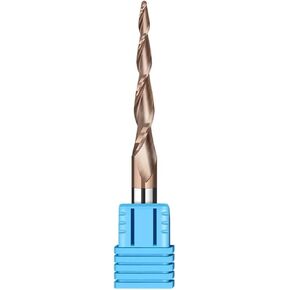 1pcs/5pcs Tapered Ball Nose End Mill 2 Flute Carbide Spiral Milling Cutter 3.175-12mm Shank CNC Router Bit for 2D and 3D Engraving(R0.5x47x8x85,5PCS) in Kuwait