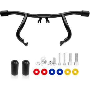 حارس المحرك الأمامي تحطم محرك متوافق مع Harley Davidson Touring Street Glide Road Road King Electra Glide Ultra Limited CVO 2009-2025 ، Black in Kuwait