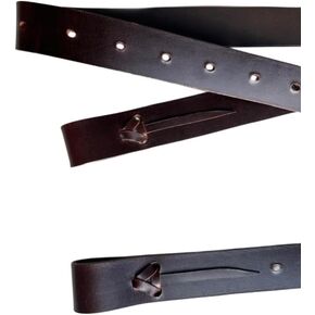 Amazon Horse Stuff US أحزمة Latigo جلدية فاخرة للسرج - أحزمة ربط بديلة متينة للخيول الغربية - أشرطة ربط شديدة التحمل للاستخدام في المزرعة والممرات وروديو in Kuwait