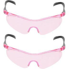 Protective Safety Glasses 2pcs Pink Eye Shield Goggles for Outdoor Shooting with Anti-glare Unisex Protective Eyewear in Kuwait