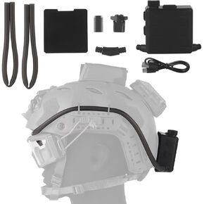 Goggles Anti-Fog Fan Kit - Turbo Button Defogger with Magnetic Hose Header & Speed Knob 6-10H Runtime for Tactical Cycling in Kuwait