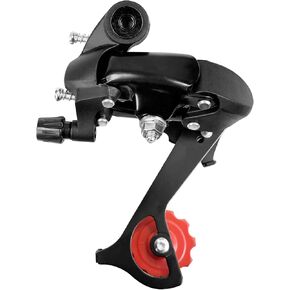 K138 6/7 Speed Rear Derailleur - Direct Mount Aluminum Alloy Bicycle Derailleur for MTB/Commuter/Tricycle, Ultra-Durable & Smooth Shifting (Black) in Kuwait