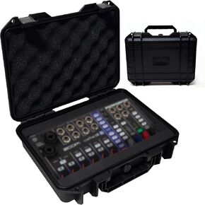 Mixer Hard Case for Zoom LiveTrak L-6 / L6 Digital Mixer, Portable Travel Hard Shell Carrying Storage Case Equipped with Comfort Handle with Customizable Foam in Kuwait