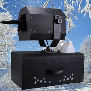 صانع الثلج بقدرة 2000 واط، ماكينة صنع ندفة الثلج التجارية مع خزان زيت سعة 5 لتر، مساحة غطاء رش 50 متر مربع ومسافة رش 10 ~ 15 متر، زاوية 0-90 درجة قابلة للتعديل ومتينة، لحفلات الرقص، وعروض الزفاف in Kuwait