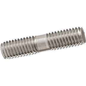 Double End Threaded Screw Rod 3/5/10/20pcs M4 M5 M6 M8 304 A2-70 Stainless Steel GB901 Double Head Cylindrical Rod Screw Thread Rod Metric Double Head Bolt(4x25mm-20pcs) in Saudi Arabia
