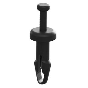 Essentra, TRM-5, Black UL94 V-2 Nylon Flat Mini Tough Push-in Rivet - Compatible Hole Diameter Range 3.1-3.3 mm (0.122-0.128 in) Compatible Panel Thickness Range 3.9-4.6 mm (0.155 -(1000 Item/s) in Kuwait