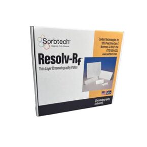 Resolv-Rf TLC Plates, Silica Hard Layer, w/UV254, Glass Backed, 250um, 20x20cm, 25/pk in Kuwait