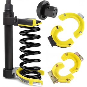 Spring Compressor Tool Macpherson Interchangeable Fork Strut Coil Extractor Tool Set with Safety Guard (Overload Protection Device) and Carrying Case Allow The Use of Impact Wrenches in Kuwait