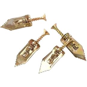 مجموعة 20/50/100 براغي ذاتية التنصت، مسامير تثبيت ذاتية الحفر، مسامير تثبيت للجدران الجافة تستخدم لوتد الجبس الجبس (اللون: 12 مم × 40 مم، الحجم: 20 قطعة) in Kuwait