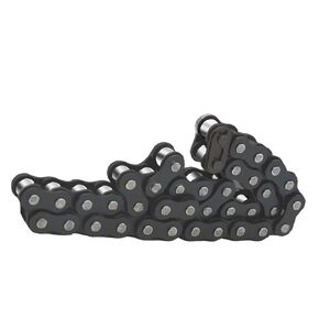 04C-1 Carbon Steel Transmission Roller Chain/Connector, Chain Pitch 6.35, Half/Full Buckle Roller Industrial Chain Join Buckle DOLUNTO (Size : Roller Chain 1.5M) in Saudi Arabia