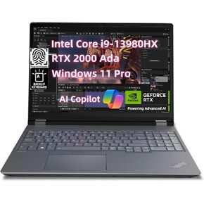 Newlenovo ThinkPad P16 Gen 2 Mobile Workstation (16 "FHD+ IPS ، Anti-Glare ، Intel I9-13980HX 24Core ، 64GB RAM 2TB SSD ، NVIDI.A RTX 2000 ADA 8GB) للمهندس ، المصمم ، المهندس المعماري ، فوز 11 in Saudi Arabia