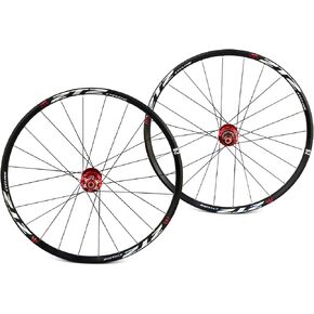 ZTZ 26"/27.5"/29" Mountain Bike Wheelset,Ultralight Carbon Hub Aluminum Alloy Rim 24H Bike Wheels, Quick Release Disc Brake MTB Wheels,Compatible 8-11 Speed Cassette in Kuwait