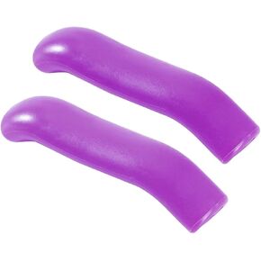 Mountain Bike Grip Cover Non-slip Bicycle Brake Lever Sleeve Silicone Handlebar Protector Purple(Purple), 781259 in Saudi Arabia