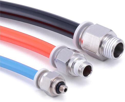 SL Pneumatic Quick Connector Hose Air Fitting 4 6 8 10 12mm Female 1/4" 1/8" 3/8" 1/2" Male White Fitting(6-03) in Saudi Arabia