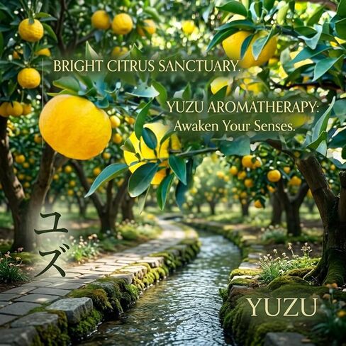 مجموعة الزيوت العطرية اليابانية الممتازة - زيوت هينوكي ويوزو نقية 100% للناشر والعلاج العطري - مقطر بالبخار، درجة علاجية منتجة في اليابان - عبوتان (5 مل لكل منهما) in Kuwait