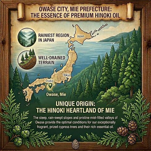 مجموعة الزيوت العطرية اليابانية الممتازة - زيوت هينوكي ويوزو نقية 100% للناشر والعلاج العطري - مقطر بالبخار، درجة علاجية منتجة في اليابان - عبوتان (5 مل لكل منهما) in Kuwait