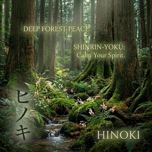 مجموعة الزيوت العطرية اليابانية الممتازة - زيوت هينوكي ويوزو نقية 100% للناشر والعلاج العطري - مقطر بالبخار، درجة علاجية منتجة في اليابان - عبوتان (5 مل لكل منهما) in Kuwait