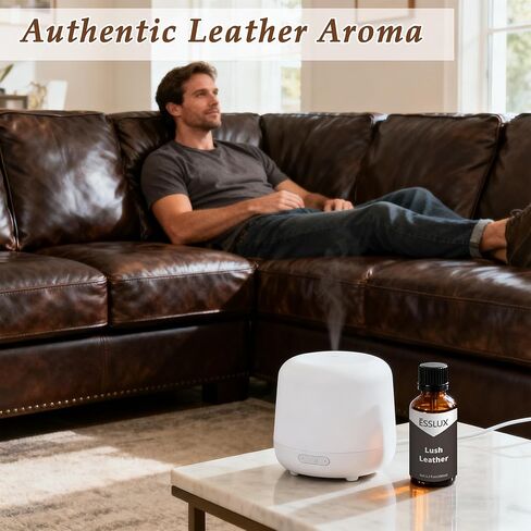 زيت عطري من الجلد الفاخر، ESSLUX 100 مل 3.3 أونصة زيوت معطرة فردية كبيرة، زيوت عطرية للعلاج بالمنزل للناشر والتدليك والصابون وروائح صناعة الشموع in Kuwait