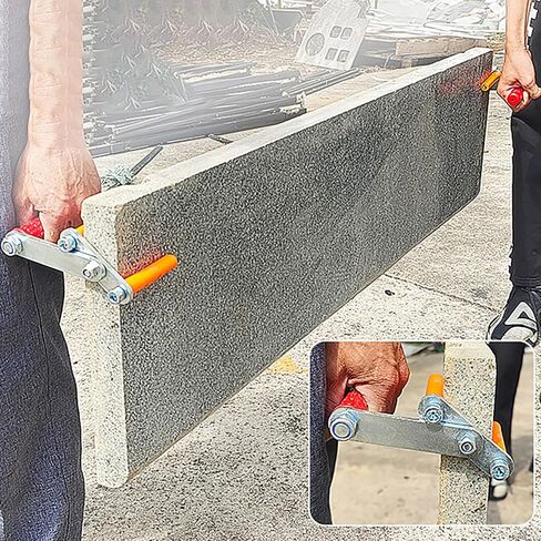 Ergonomic Handle Plasterboard Lifter Portable Drywalls Carriers with Rubber Sleeve for Comfortable Grip Efficient Liftin Large Object Grip Tool in Saudi Arabia