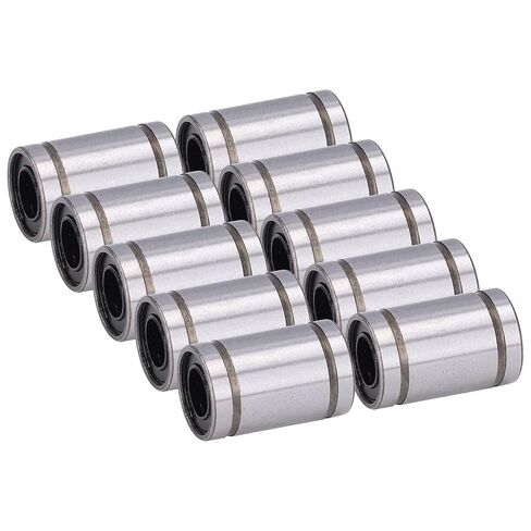 10Pcs LM6UU Linear Motion Bearings 304 Stainless Steel Optical Axis Slider Test Frame CNC Machine Parts in Saudi Arabia