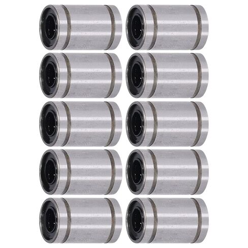 10Pcs LM6UU Linear Motion Bearings 304 Stainless Steel Optical Axis Slider Test Frame CNC Machine Parts in Saudi Arabia
