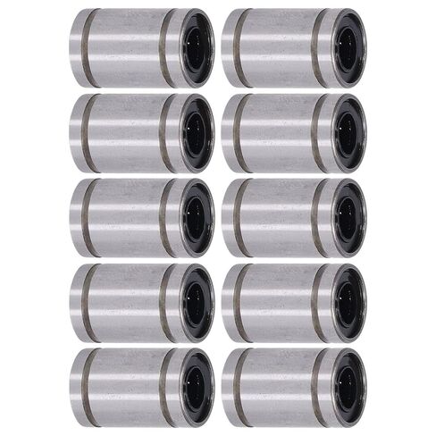 10Pcs LM6UU Linear Motion Bearings 304 Stainless Steel Optical Axis Slider Test Frame CNC Machine Parts in Saudi Arabia