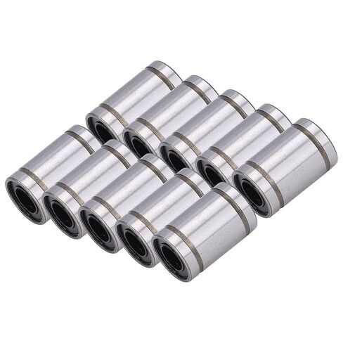 10Pcs LM6UU Linear Motion Bearings 304 Stainless Steel Optical Axis Slider Test Frame CNC Machine Parts in Saudi Arabia