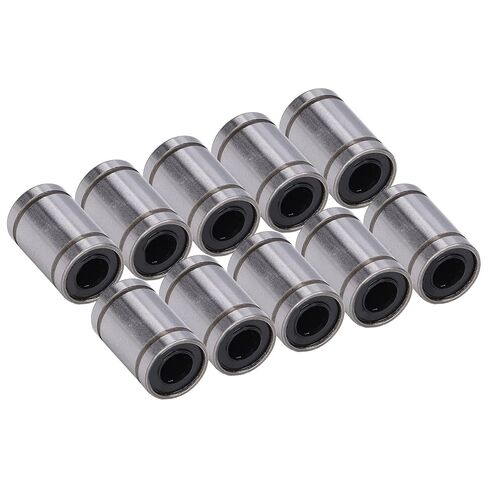 10Pcs LM6UU Linear Motion Bearings 304 Stainless Steel Optical Axis Slider Test Frame CNC Machine Parts in Saudi Arabia