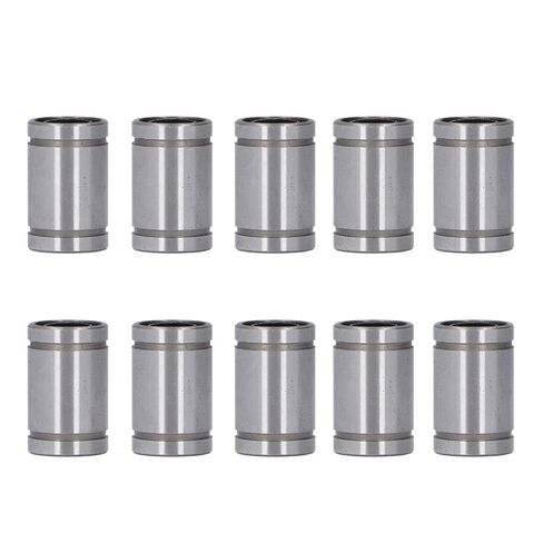 10Pcs LM8UU Linear Motion Bearings 304 Stainless Steel Optical Axis Slider Test Frame Spare ID 8mm OD 15mm for 3D Printers CNC Linear Slides in Saudi Arabia