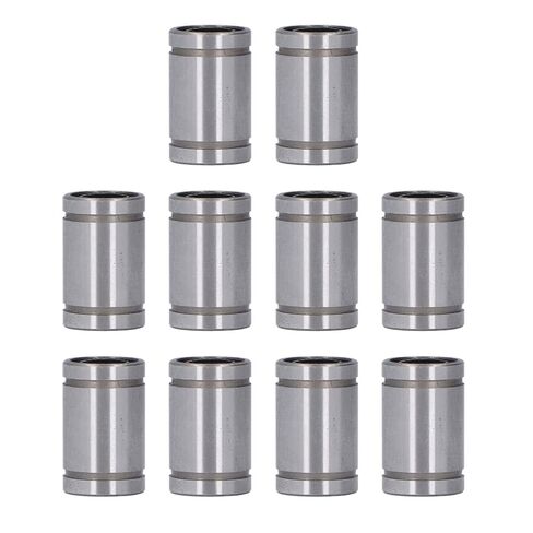 10Pcs LM8UU Linear Motion Bearings 304 Stainless Steel Optical Axis Slider Test Frame Spare ID 8mm OD 15mm for 3D Printers CNC Linear Slides in Saudi Arabia