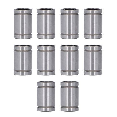 10Pcs LM8UU Linear Motion Bearings 304 Stainless Steel Optical Axis Slider Test Frame Spare ID 8mm OD 15mm for 3D Printers CNC Linear Slides in Saudi Arabia